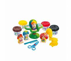 Набор с пластилином – Парикмахер (Playgo, Play 8653veg) - миниатюра